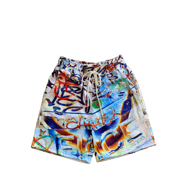 Okito x Fice Gallery Perennial Shorts - Multicolor
